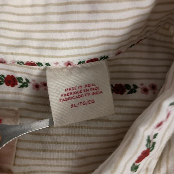 Levi's Pearl Snap Standard Fit Red Roses Men's Shirt XL - Picture 5 of 13